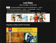 Tablet Screenshot of leni-rieke.de